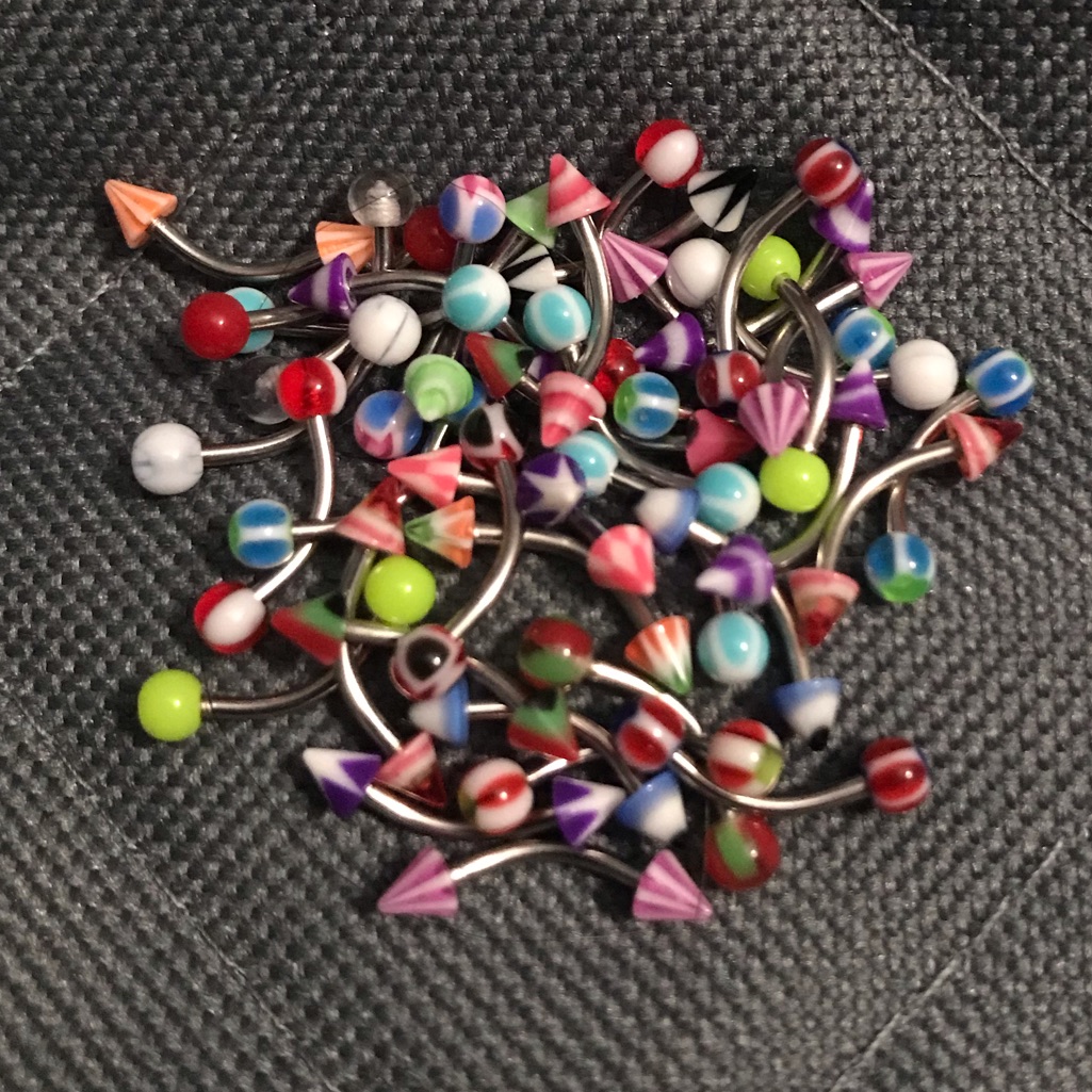 Pack Of 5 Mini Curved Barbells
